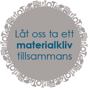 Vi tar ett materialkliv tillsammans